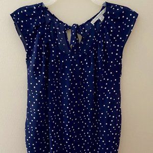 LC Lauren Conrad Polka Dot Shirt Size XS